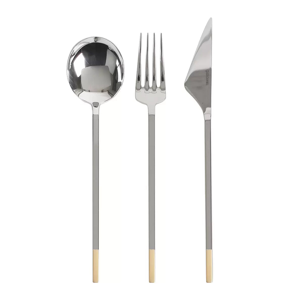 Golden Bell 18/10 Stainless Steel Cutlery Set, 24 Piece