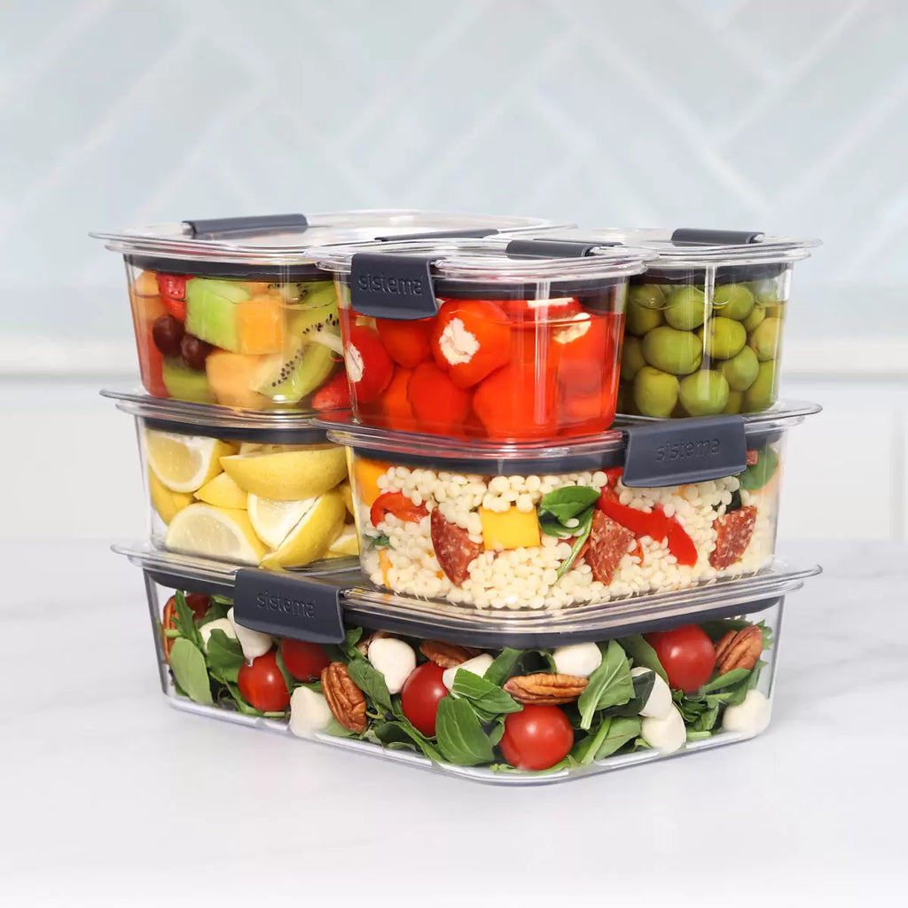 Sistema Brilliance Food Storage Set, 14 Piece