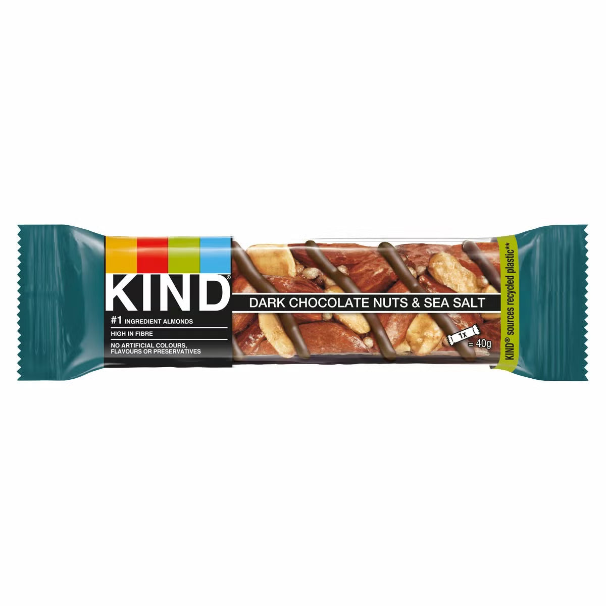 Kind Dark Chocolate Nuts & Sea Salt, 12 x 40g