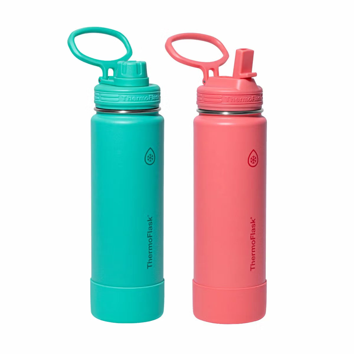 ThermoFlask Stainless Steel Water Bottle 710ml, 2 Pack in 3 Colours  4.6 Read 8 Reviews. Same page link. (8)