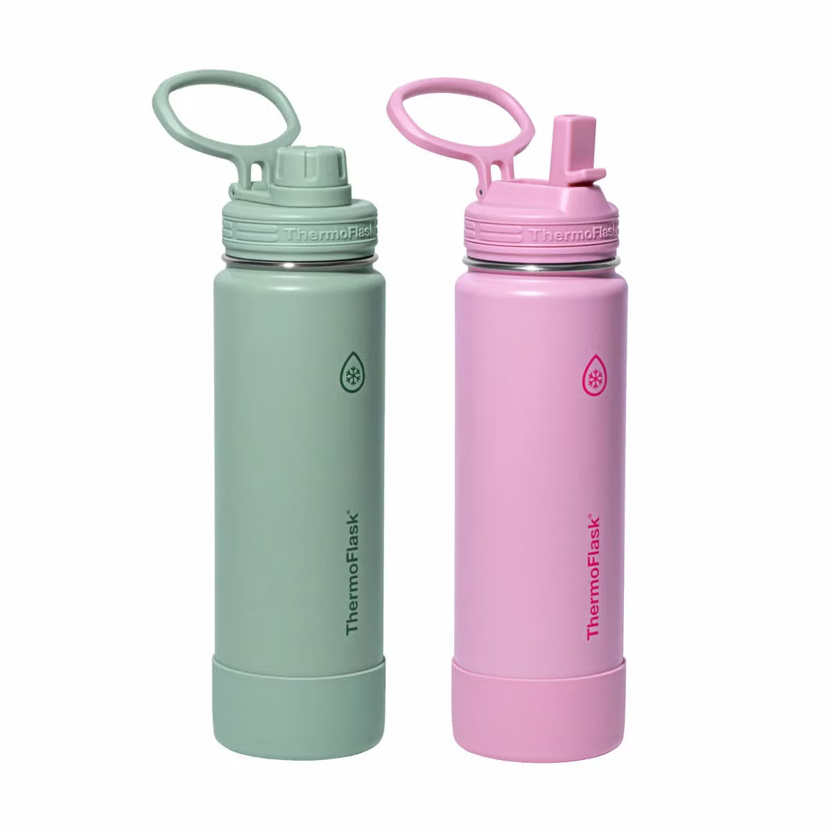 ThermoFlask Stainless Steel Water Bottle 710ml, 2 Pack in 3 Colours  4.6 Read 8 Reviews. Same page link. (8)