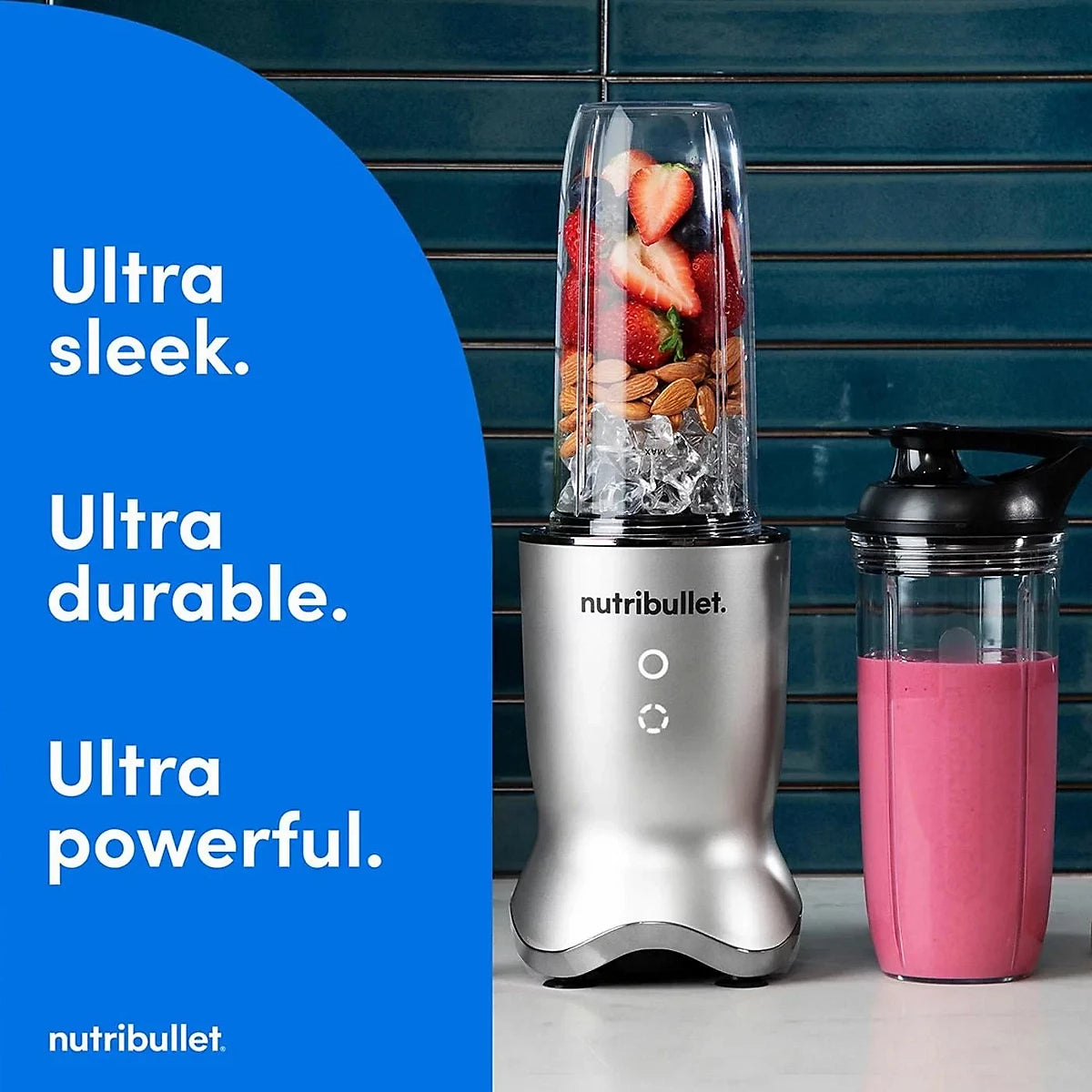 NutriBullet Ultra Deluxe Silver 1200W Blender